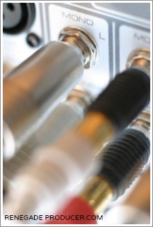 Image of audio interface connectors