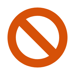No Entry Icon No Entry Icon