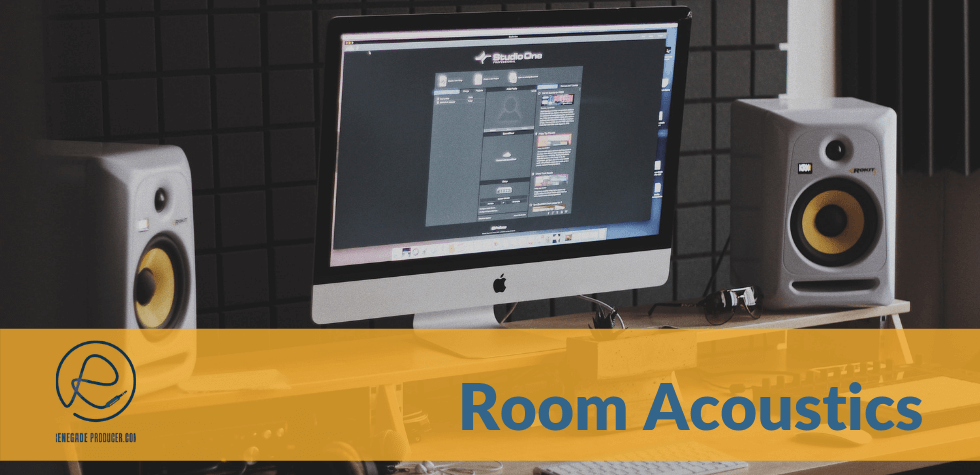 Image of acoustically treated bedroom or home studio